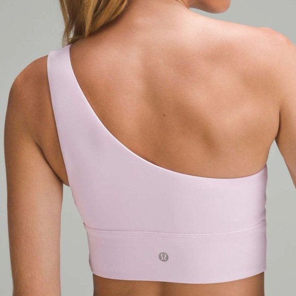 Lululemon Align Asymmetrical Bra – Rare-Meadowsweet Pink – Size 2 - Picture 1 of 8